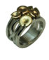bague feuilles de lotus détourée